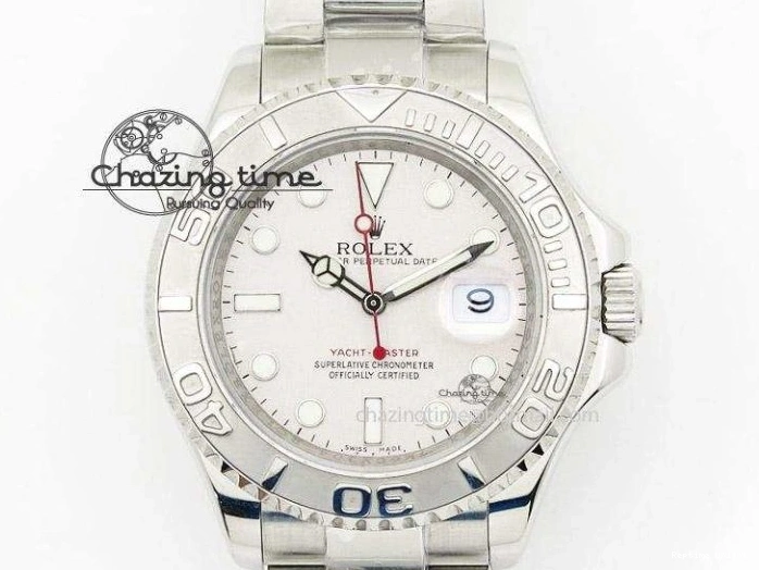 0514 Supportive Yacht-Master 116622 Silver Dial JF Best Edition On SS Bracelet SA3135 V 4032